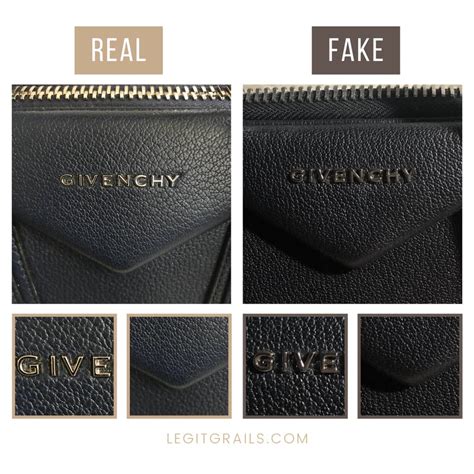 real givenchy vs fake|Givenchy counterfeit bags.